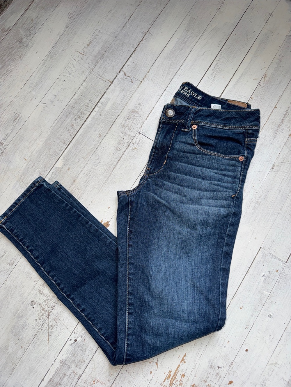 American Eagle Outfitters Dark Indigo Skinny Jeans